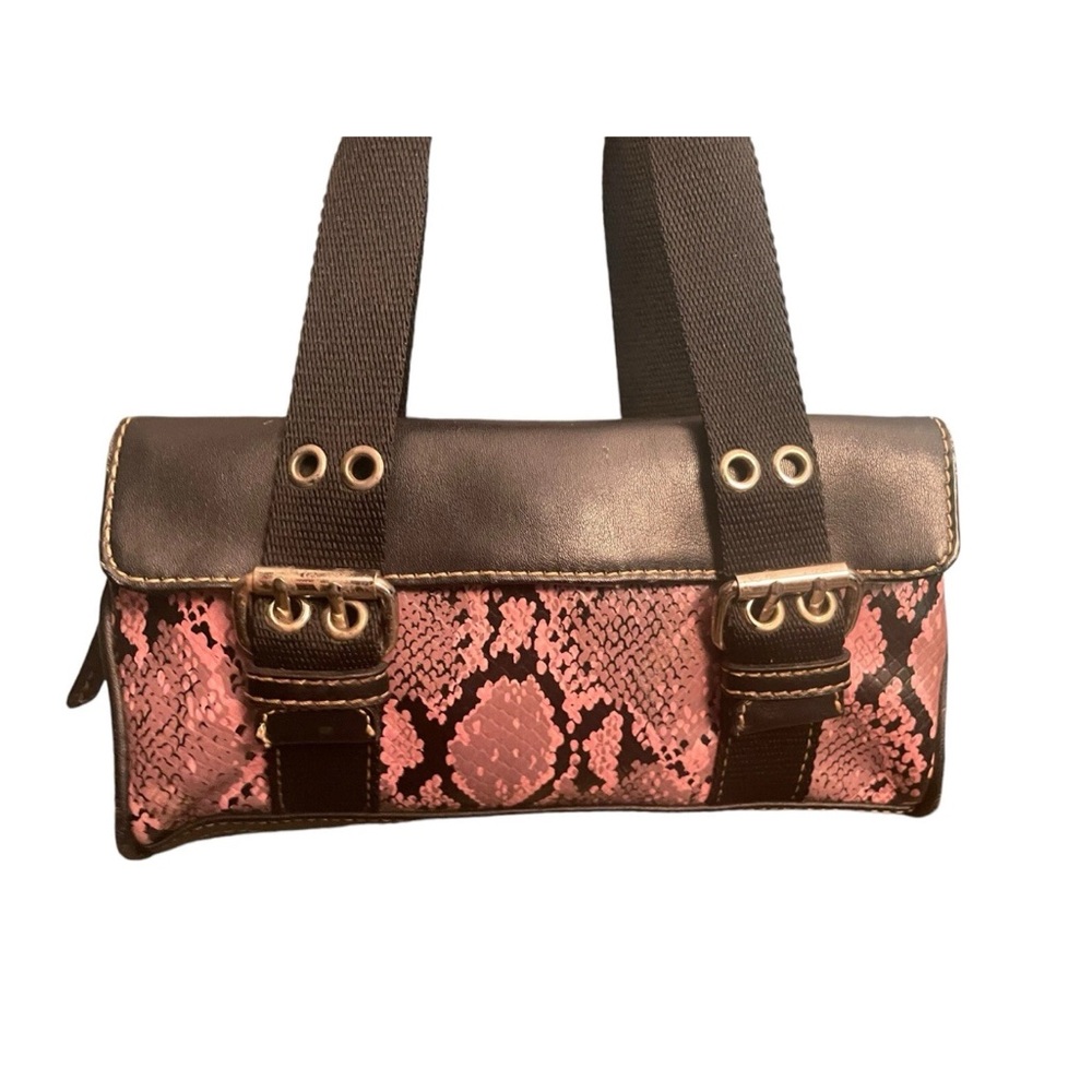 Nine West Pink and Brown Shoulder Bag